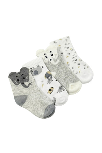 Victor and Jane Monochrome Baby character socks 4 pack
