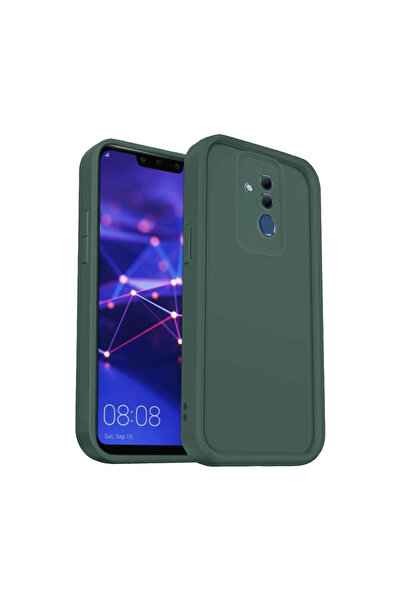 xirshop حافظة هواوي ميت 20 لايت فييرا سيليكون - أخضر داكن