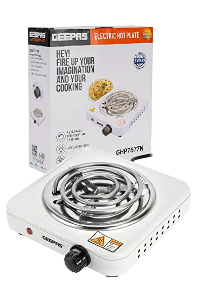Geepas Professional single electric hob with temperature control GHP7577 1000W