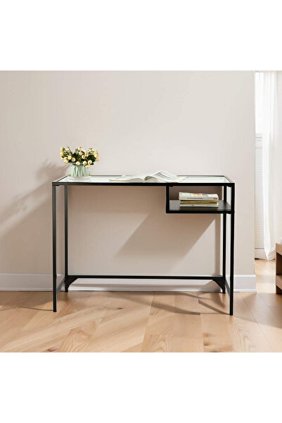 Generic Movo Arc/Ory Glass Top Study Desk