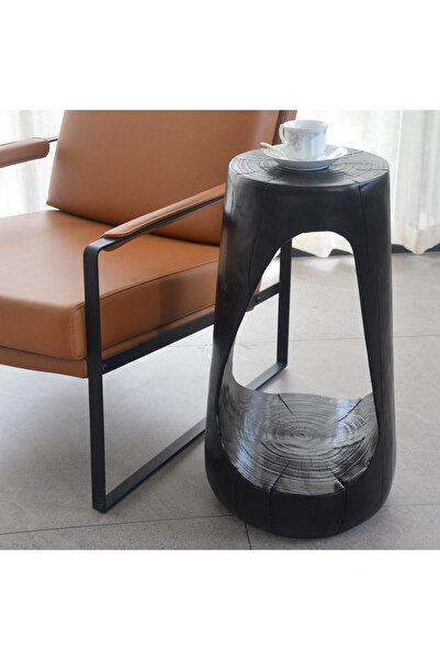 Generic طاولة جانبية كبيرة من البولي ريزين من ديوك