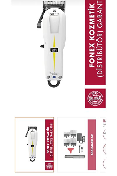Wahl Super Taper Cordless Series Kablosuz Saç Ve Sakal Kesme Makinası
