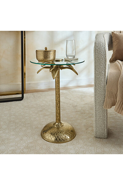 Generic طاولة جيلا الجانبية ذات السطح الزجاجي