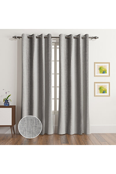 Generic Lucas Glade 2-Piece Jacquard Blackout Curtain Set - 135x240 cm