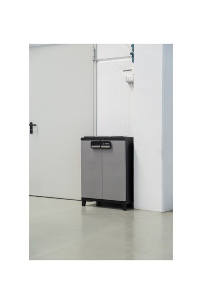 Divona Home TOOMAX Smart Plastik Kısa Bahçe Depolama Dolabı (2 Raflı – 66 cm ...