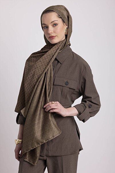 Ayshara Katre-I Elegance Collection - Cinnamon Ground Double-Sided Shawl
