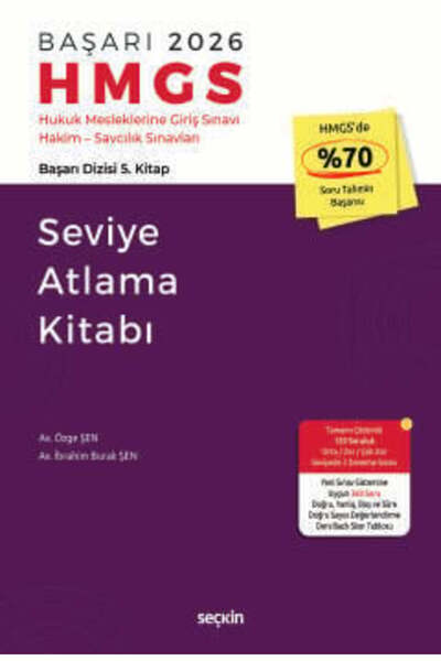 Seçkin Yayıncılık BAŞARI – HMGS Seviye Atlama Kitabı Av. Özge Şen,Av. İbrahim...