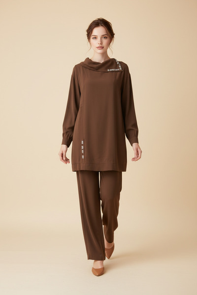 Puane Taş detaylı alt üst takım