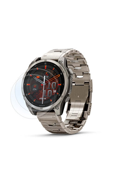 Phonextra Garmin Fenix 8 47mm Solar Compatible 2 Pieces 9H Nano Screen Protec...