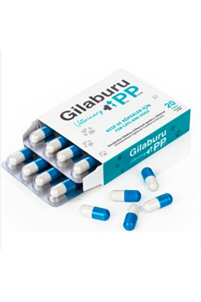 VET Gillaburu PP 20 Kapsül - Kedi & Köpek Kum ve İdrar Yolu Destekleyici (Doğ...