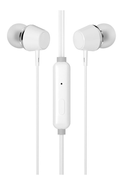 HP Dhe-7000-Wt Kablolu Kulakiçi 3.5Mm Jack Mikrofonlu Beyaz Kulaklık