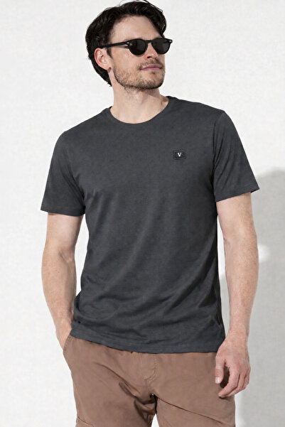 seleva Valesse Regular Crew Neck Lycra T-Shirt Breathable Fabric