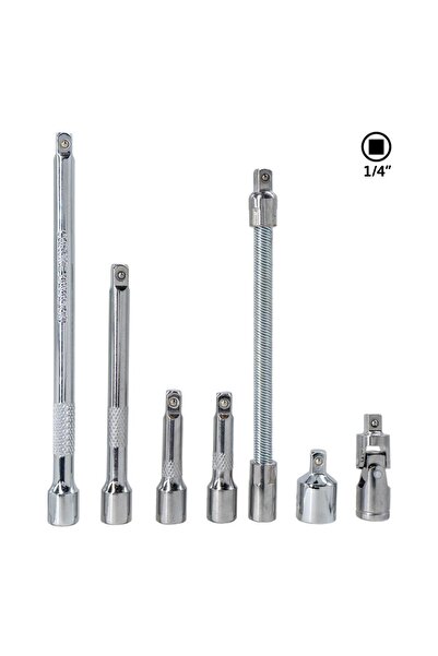 Titi 6497 1/4" Socket Extension Adapter Set 7 Pieces