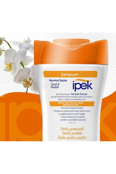 İpek Saf Özü Orkide Şampuan Canlı ve Parlak Normal Saçlar 480 ml