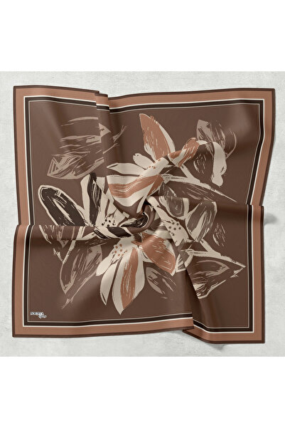 Bonjela Soft Scarf Clover Pattern Latte