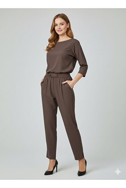 ON TRİKO Beli Lastikli Pantolon 78105