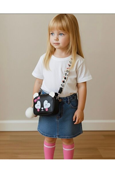 HİMENİSA Girl's Bag with Pompom Detail