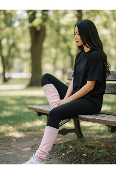 E-Giyimbank Women's Below Knee Leggings Socks Cotton Flexible Lycra Winter On...