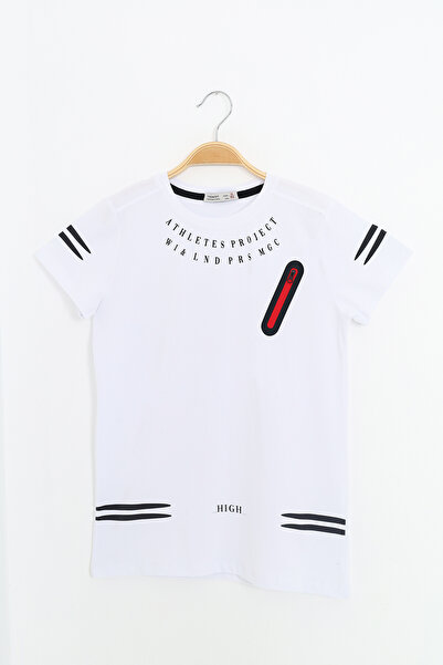 Toontoy Tricou cu mânecă scurtă cu imprimeu pentru băiat