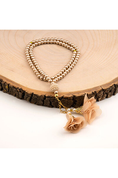 Hayrat Neşriyat Mărgele de rugăciune din aur cu ciucuri de trandafir (99 bucă...