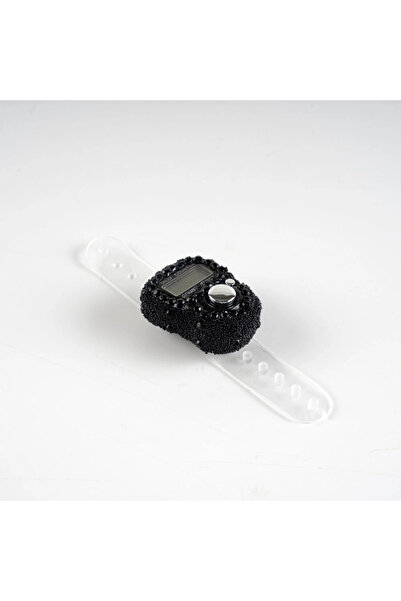 Tally Counter كريم زيكيرماتيك بالرمل والخرز (أسود)