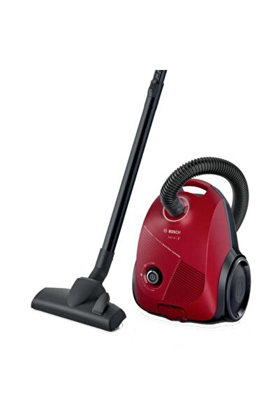 Bosch Aspirator cu sac BGLS2RD1, 600 W, filtru antialergic, roșu