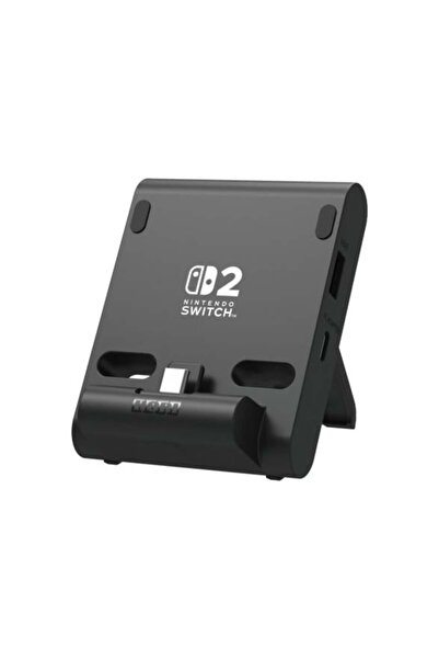 Hori Suport PlayStand NSX-002E cu două USB-uri pentru Switch 2, negru