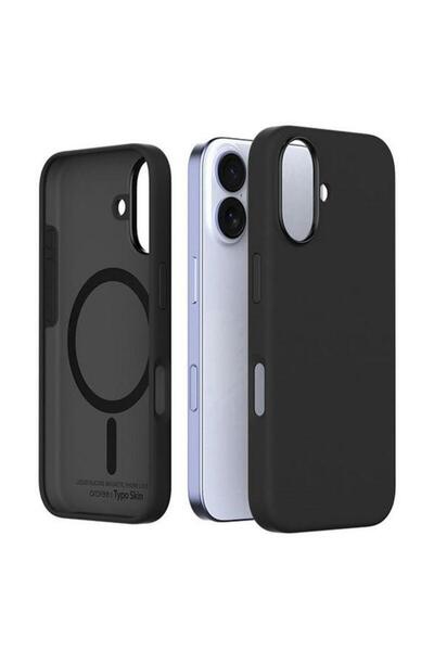 Araree Carcasă iPhone 16 Typo Skin M, neagră