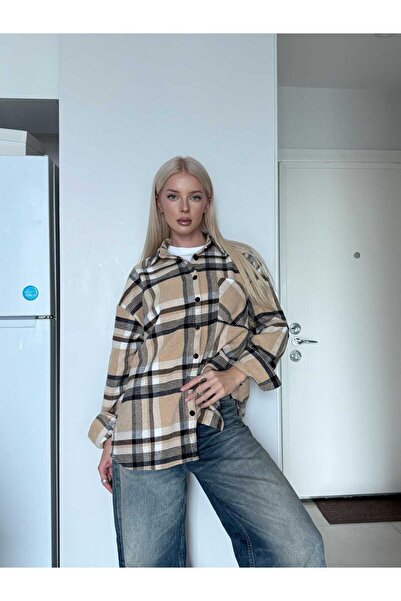 elbisereyonda Plaid Lumberjack Tunic Shirt