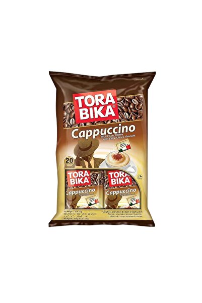 TORA BIKA كابتشينو ٢٠ كيس × ٢٥ غرام