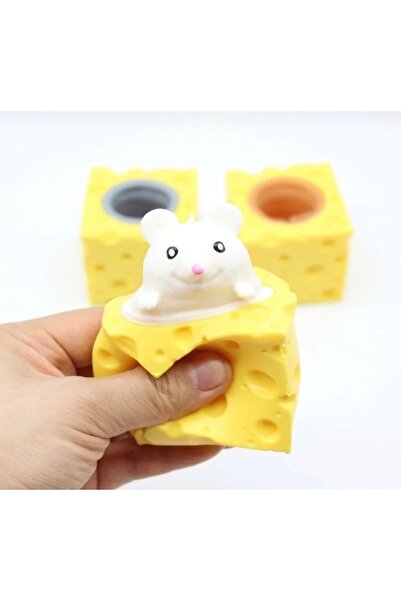 NAVY Işıklı fırlayan çocuk squishy peynir hayvan stres fare sukuşi yumuşak an...