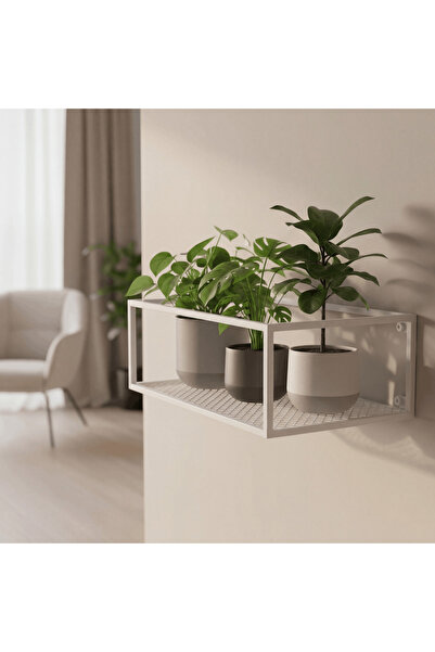 Gelişim Metal Flora - Modern Saksılık Kitaplık Dekoratif Çiçeklik