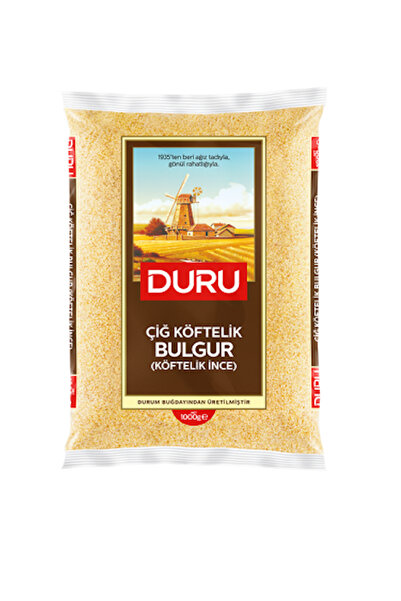 Duru Çiğ Köftelik Bulgur (Köftelik İnce) 1 kg