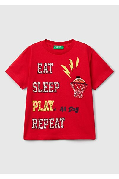 Benetton Baby Boy Figured T-Shirt