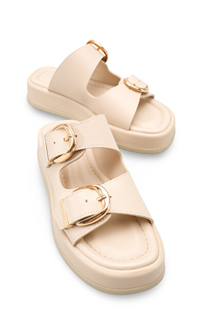 Solo Bag Women's Lightweight, Stylish, Comfortable Slippers with Buckle Detai...