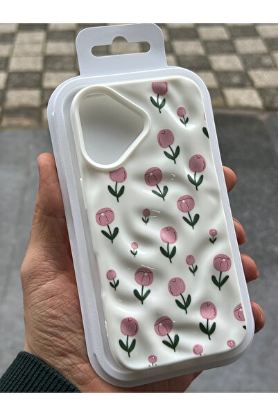 EDELFU iPhone 17 Compatible - Wavy Crinkle Pattern Cover Soft Silicone Phone ...