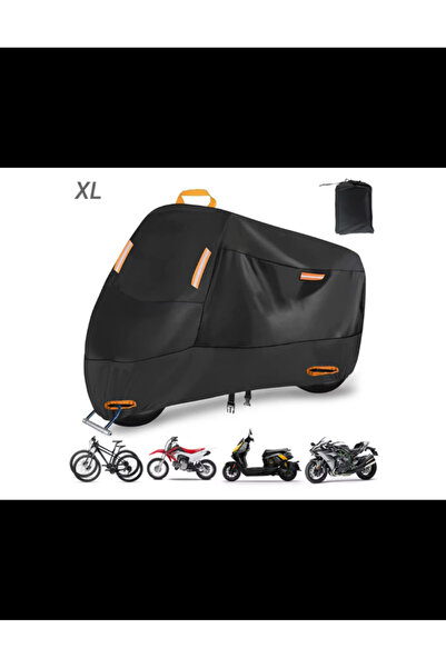 OEM Motorcycle cover, 230x95x125cm, XL, Waterproof, Dustproof, Black