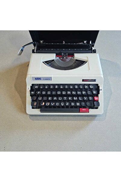 Antik Market Daktilo Antika Çantalı