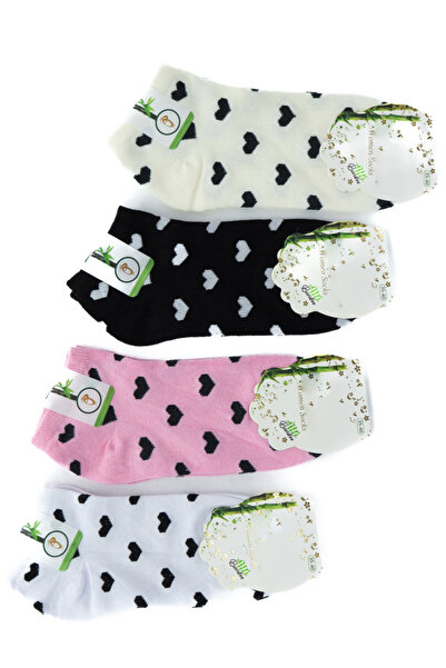 Oppland Women's Booties Model Short Socks 4-Piece 100% Bamboo Seamless Perfum...