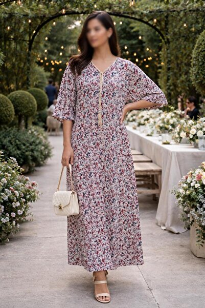 ALnama Women's half-sleeve jalabiya