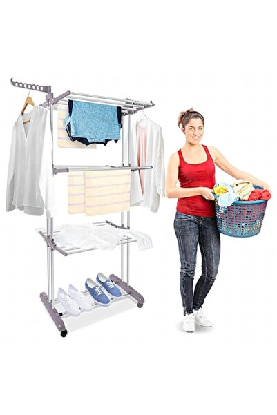 Optim Solution XXL Clothes Dryer, 4 Levels, Foldable, Capacity 40 kg
