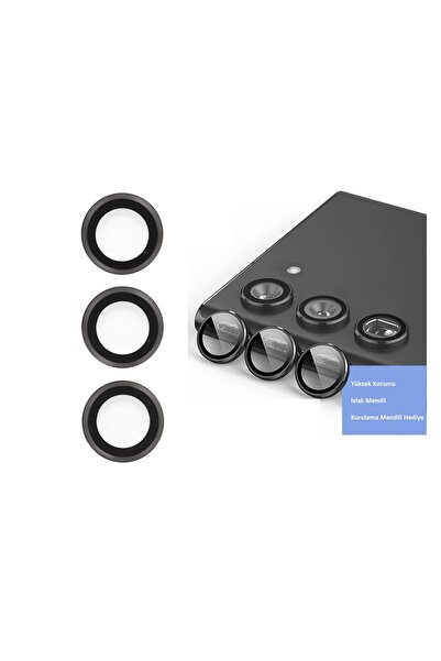 Lisinya Samsung Galaxy S23 Camera Lens Protector - Black - Tygoo