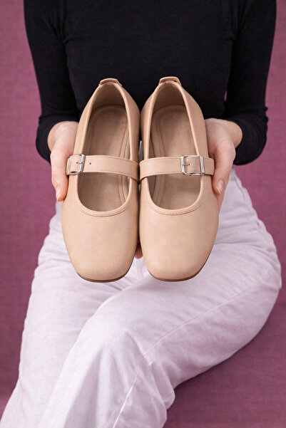 Bufu Women's Comfortable Sole, Daily Ballet Flats, Classic Ballet Flats