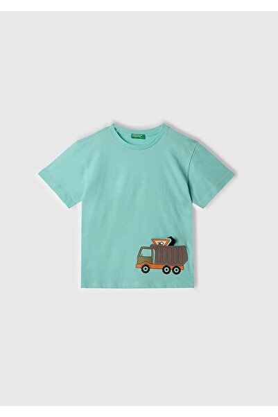 Benetton Baby Boy Figured T-Shirt