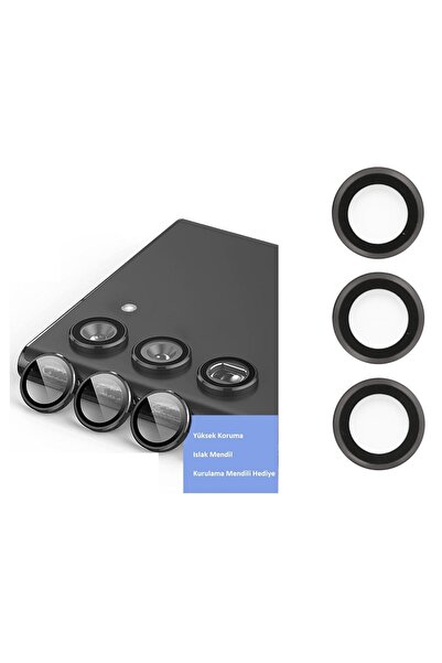 Lisinya Samsung Galaxy S23 Plus Camera Lens Protector - Black - Tygoo