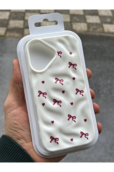 EDELFU iPhone 17 Compatible - Wavy Crinkle Pattern Cover Soft Silicone Phone ...