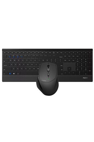 Rapoo 9500M Black Keyboard + Mouse Set