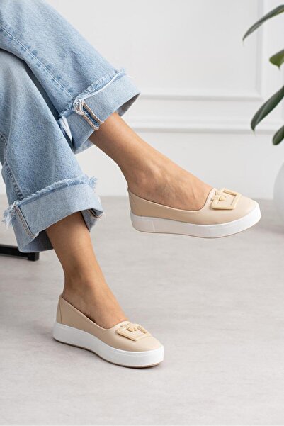 BYRAMSE Modern Casual Buckle Comfortable Stylish Design Women's Shoes