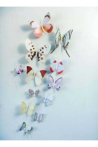 Generic 3D Stereo Simulation Magnet Butterfly Sticker