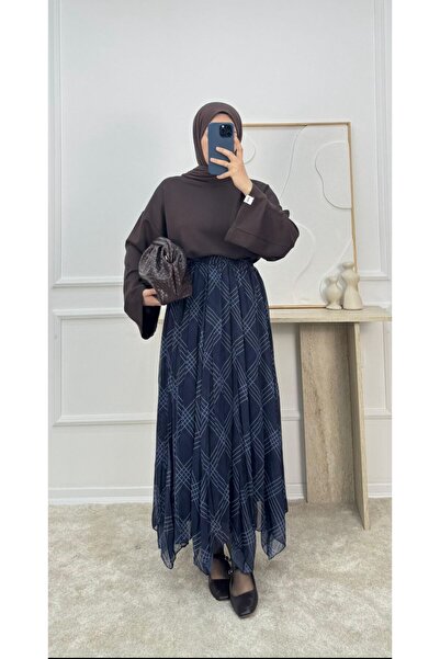 Molly Nelly Ženska etnička Štampano šifon Postavljeno suknja